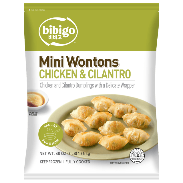 bibigo Mini Wontons Chicken & Cilantro Dumplings