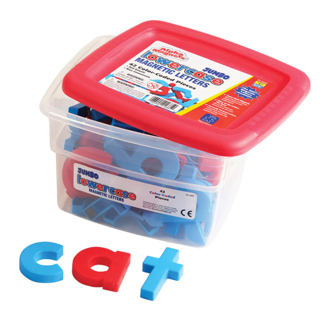 JUMBO COLORCODED LOWERCASE ALPHAMAGNETS