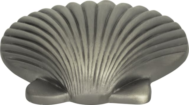 Clamshell Knob 2 Inch Pewter