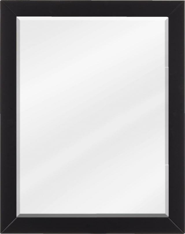22" Black Cade Mirror