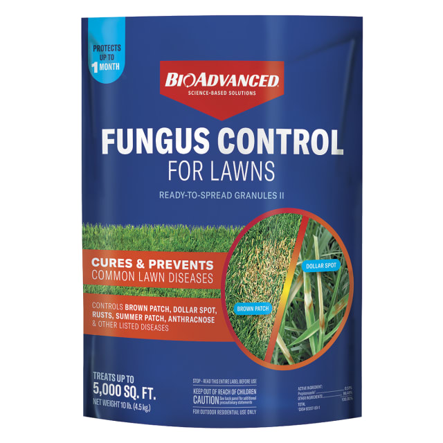 701230U, BioAdvanced Fungus Control for Lawns, Granules, 10 lb, 5,000 Sq Ft