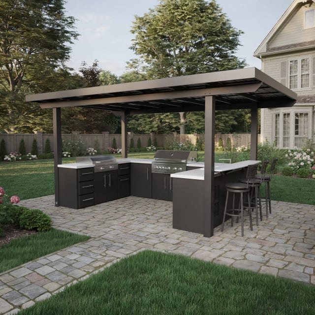Edgemont Bay Outdoor Kitchen - 38 Grill/ 32 Griddle