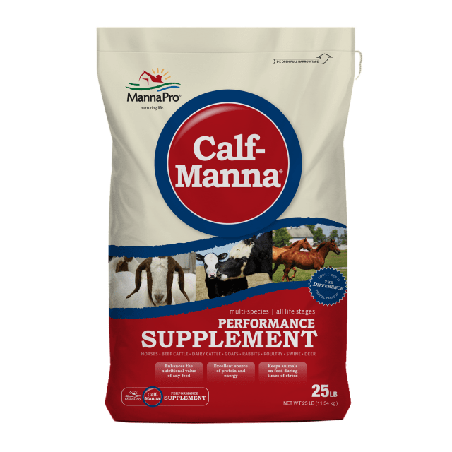 Calf-Manna Performance Supplement | High quality protein | 25 LB