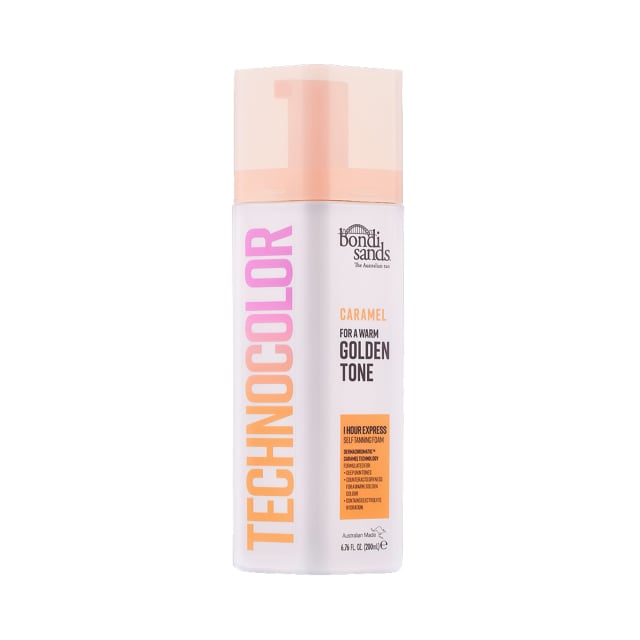 Bondi Sands Technocolor 1 Hour Express Tanning Foam, Caramel, 6.76 Fl Oz