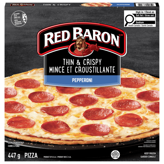 Red Baron Thin & Crispy Crust Pepperoni Frozen Pizza
