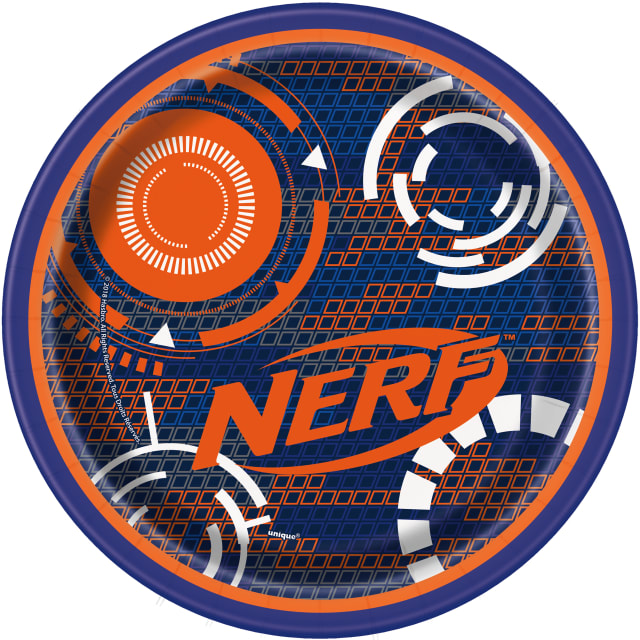 51384  Nerf Round 7" Dessert Plates, 8ct