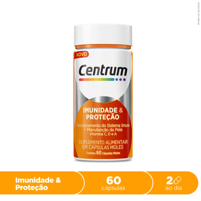 Centrum Multivitamínico Imunidade & Proteção com  Vitaminas C e Zinco 60 Cáps