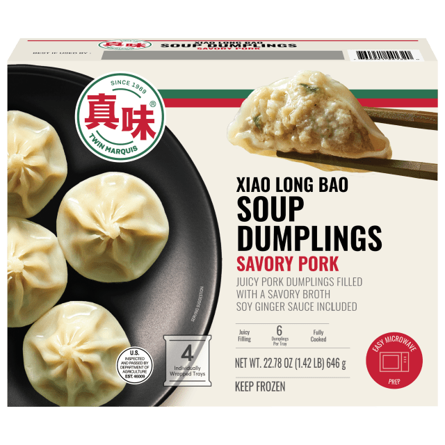 Twin Marquis Xiao Long Bao Savory Pork Frozen Soup Dumplings