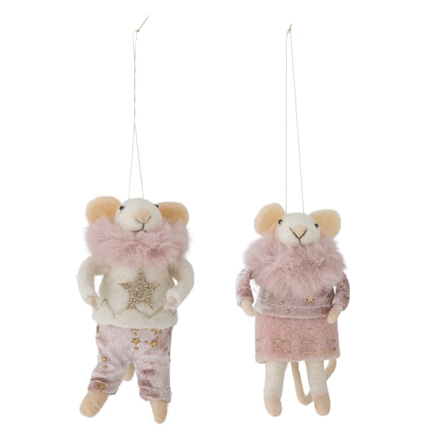 82061880 - Peo Ornament, Rose, Wool STOCK: 300