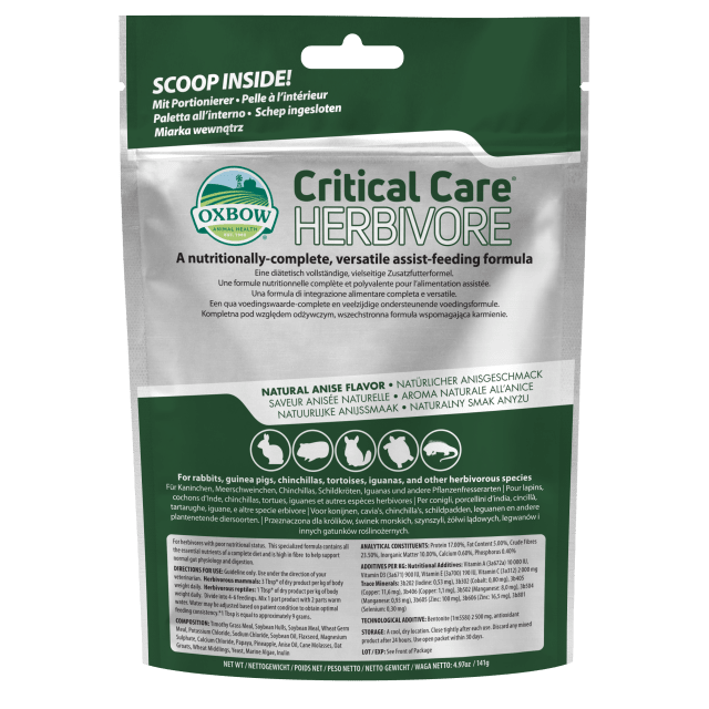 Critical Care Herbivore EU Anise (141g)