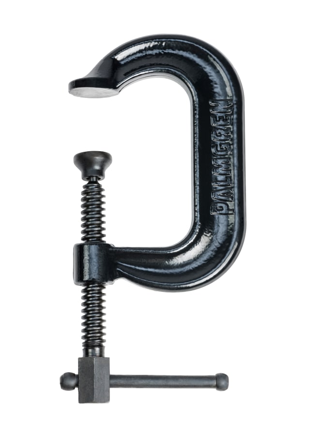 3" Drop Forged Deep Throat C-Clamp W/ Black Oxide