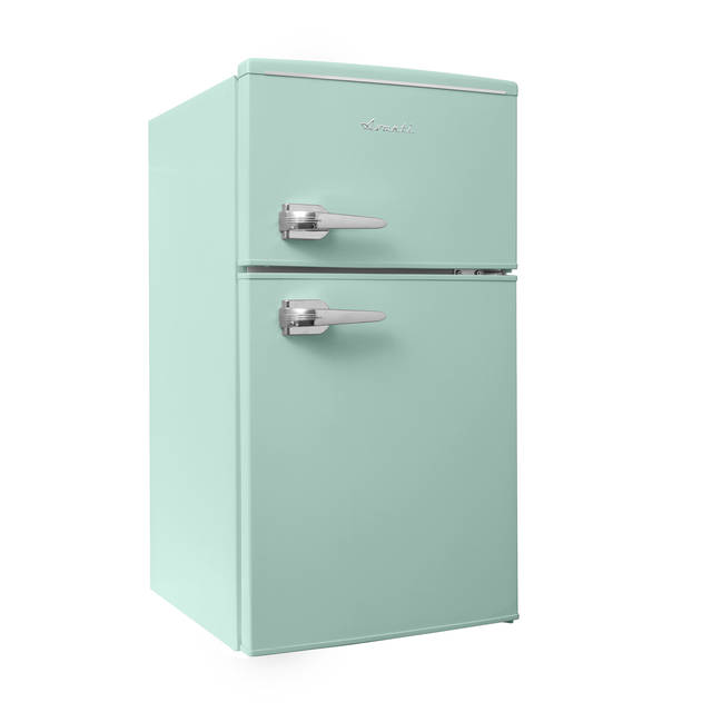 Avanti Retro Appliances Compact Double-Door Refrigerator with Freezer