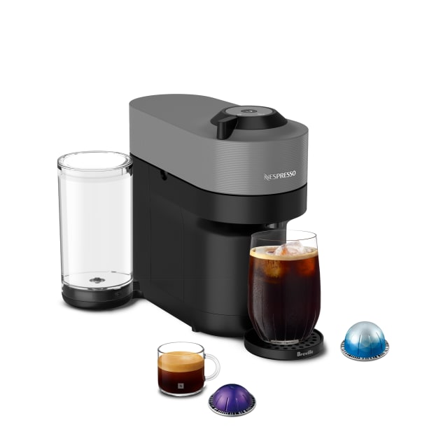 Nespresso Vertuo Pop+ Coffee and Espresso Maker by Breville, Dark Gray