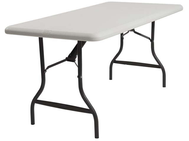 
IndestrucTable® Industrial Folding Table, Platinum Granite - 30" x 60", 2000 lbs. Weight Capacity

