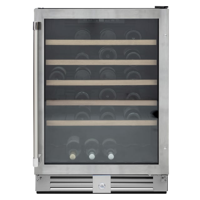 Vinotemp Wine Cooler with Wood Accent Shelving, 51 Bottle Capacity