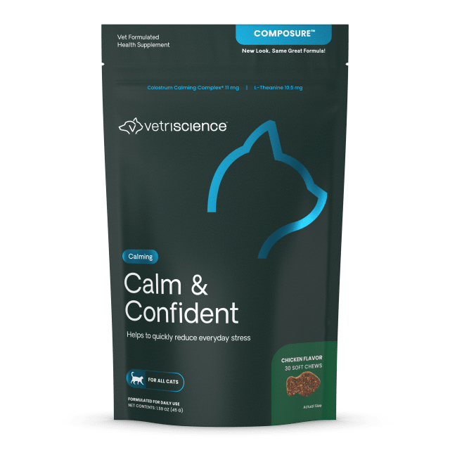 VS Calm &amp; Confident, Cats, Chicken, 30ct