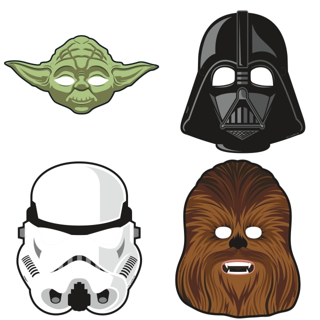 79281  Star Wars Classic Party Masks, 8ct