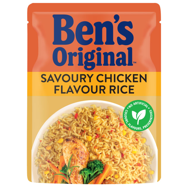 BEN'S ORIGINAL Microwave Rice Chicken Flavour 250g Pouch
