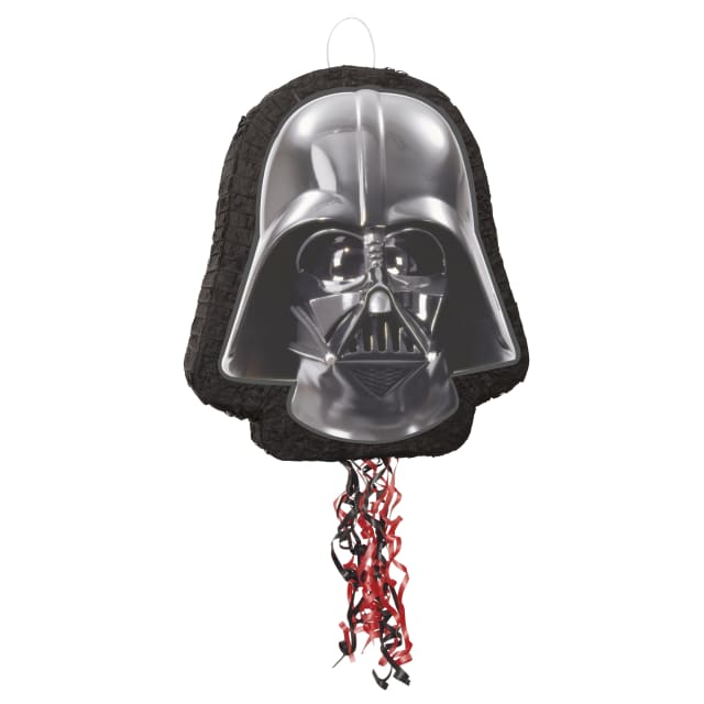 66324  Star Wars Darth Vader Shaped Drum Pull Pinata