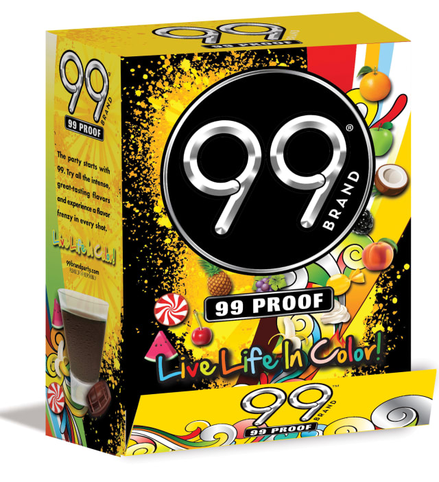 99 Schnapps Flavors Counter Pack 1/60PK 50ML