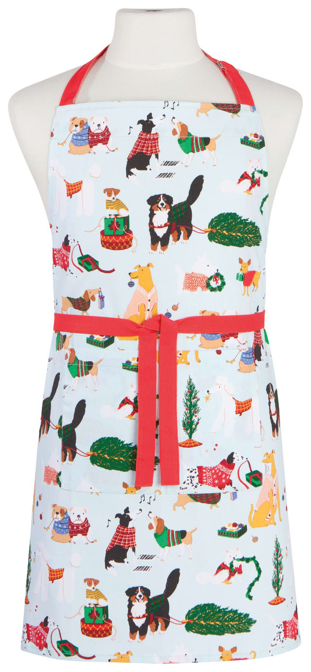 Holiday Hounds Christmas Apron