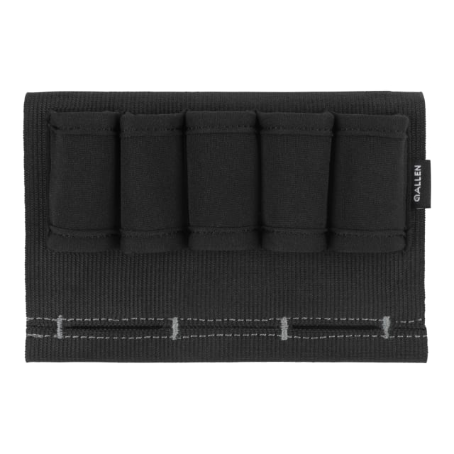 Allen Company Shotgun Buttstock Shell Holder with Sling Slots, Black