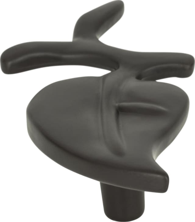 California Leaf Knob 2 1/2 Inch Aged Bronze