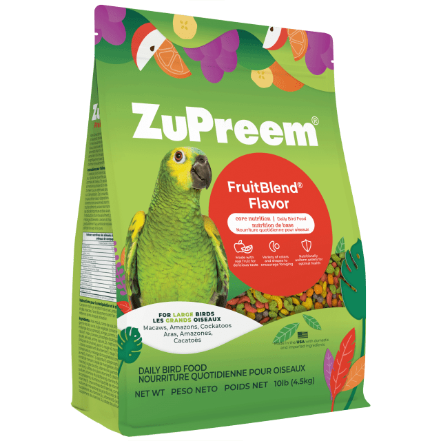 ZuPreem FruitBlend - Large Birds - 10 lb (NEW)