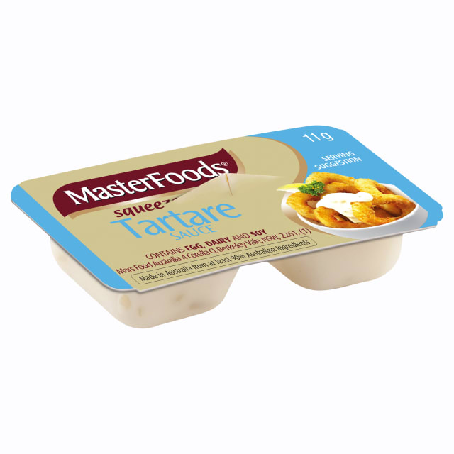 MasterFoods Squeeze-On Tartare Sauce 100 x 11g Units