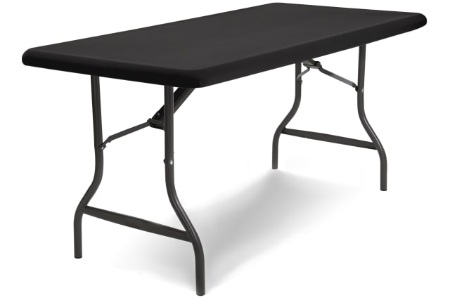 iGear™ Fabric Table Top Cap Cover, Black - 6'