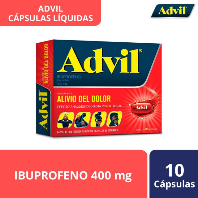 Advil Analgésico 400 mg  10 caps