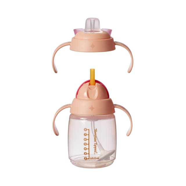 1X STARTER STRAW SPOUT 8OZ PINK