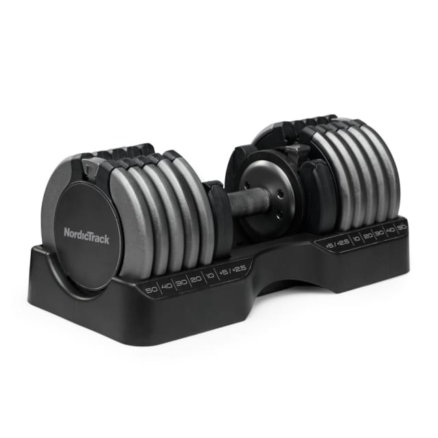 Single 55 lb Select-A-Weight Dumbbell