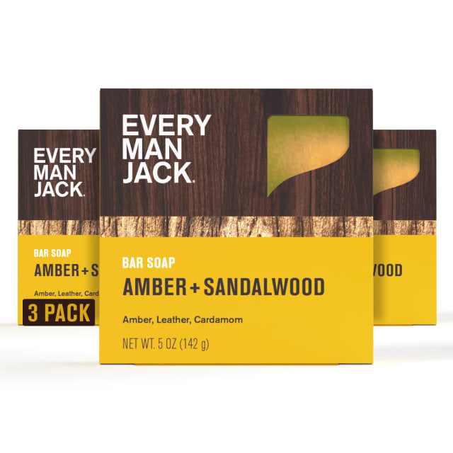 Every Man Jack Amber Sandalwood Bar Soap - 5 oz - 3