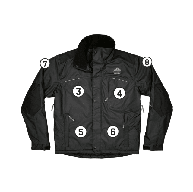 N-Ferno 6467 Winter Work Jacket - 300D Polyester Shell