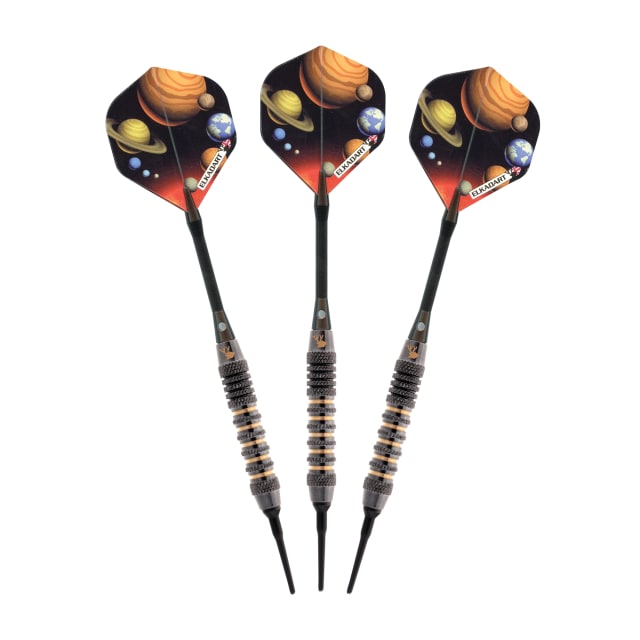 Elkadart Orbital Soft Tip Darts Knurl Ringed Barrel 16 Grams
