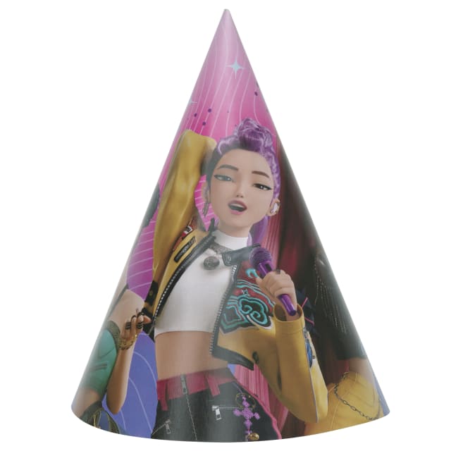 39228  KPop Demon Hunters Party Hats, 8ct