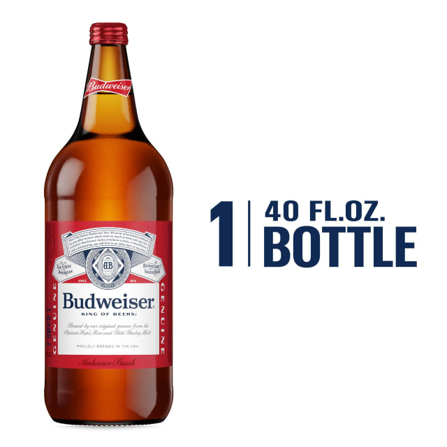 Budweiser Lager Beer 40 fl oz
