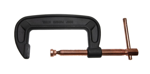 0-4" Heavy Duty C-Clamp/Copper Spindle
