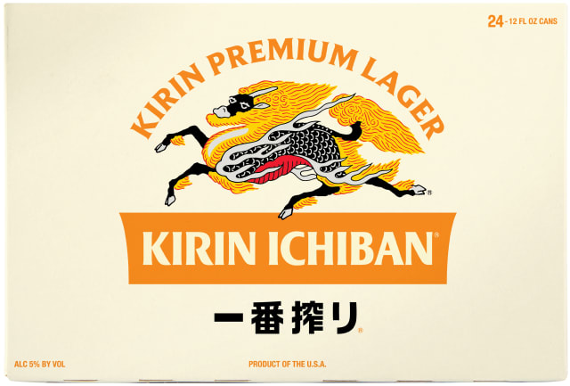 Kirin Ichiban Premium Lager Beer 24pk 12oz Cans