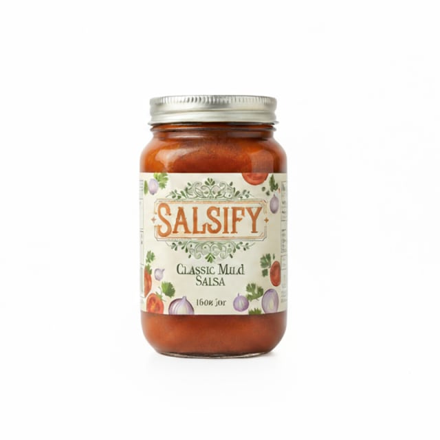 Salsify Classic Mild Salsa, 16 oz Jar