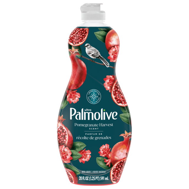 Palmolive Ultra Limited Edition Liquid Dish Soap, Dishwashing Detergent, Pomegranate Harvest Scent, 20 fl oz