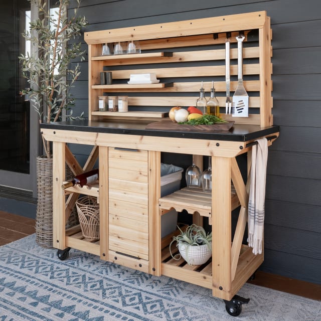 Buffet Hutch Serving Station
