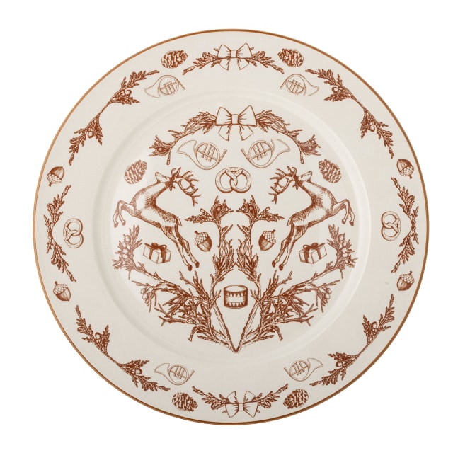 82058338 - Beth Plate, Brown, Stoneware STOCK: 90
