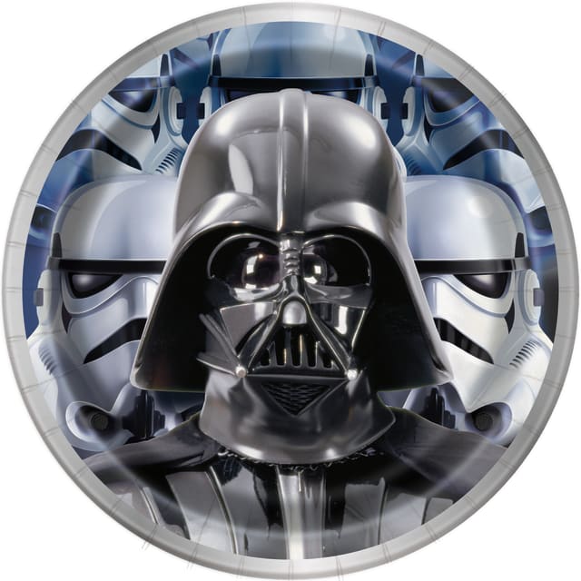 79274  Star Wars Classic Round 7" Dessert Plates, 8ct