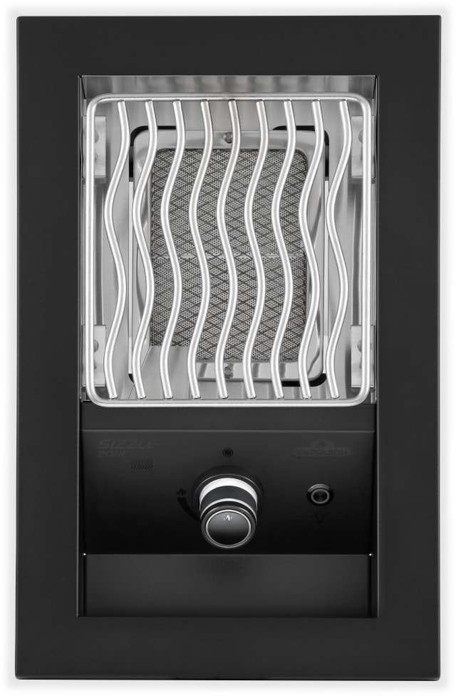 Built-In 700 Series 10" Single Infrared Burner Natural Gas, Matte Black