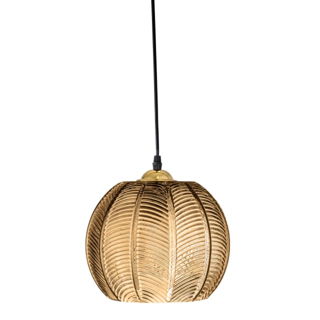 82069076 - Adar Pendant Lamp, Brown, Glass STOCK: 225