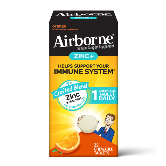 AIRBORNE® Chewable Tablets - Zinc+  12/32 ct.