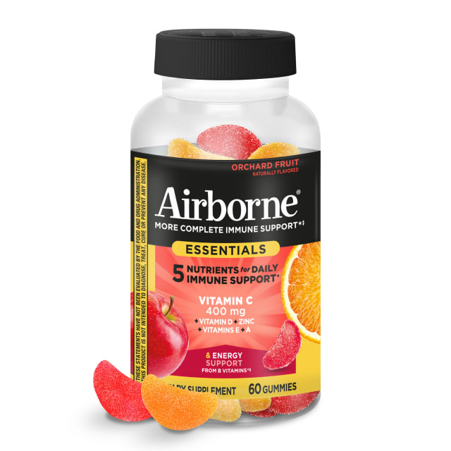 AIRBORNE® Immune Essentials Gummies - Assorted Fruit 12/60 ct.