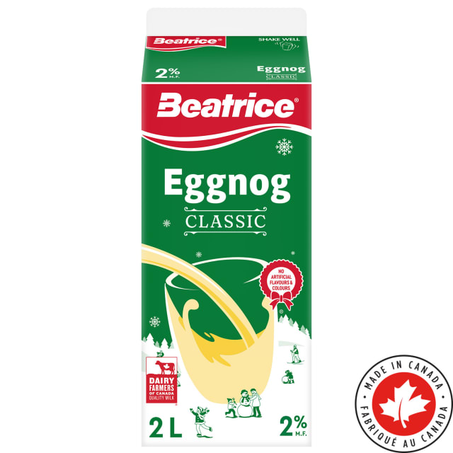 Beatrice Classic Eggnog 2%, 2L